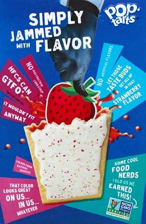 Simply Pop-Tarts, Toaster Pastries, Frosted Harvest Strawberry, Non-GMO Project Verified, 13.5oz Box (8 Count)