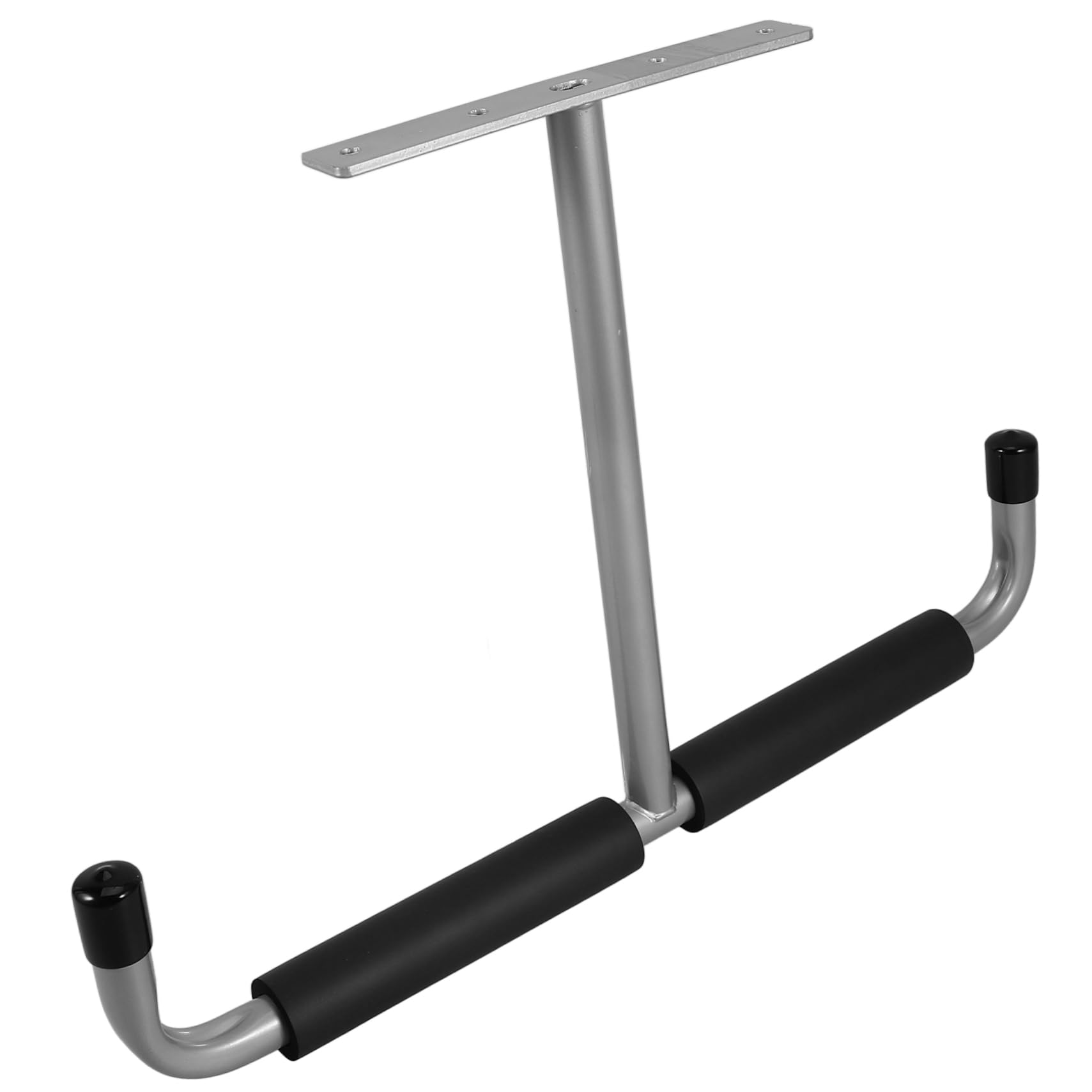 Ciieeo Support Suspendu Plafond pour Vélos et Cannes à Pêche en Acier Inoxydable Argenté, Design Moderne, Capacité de Charge Élevée, pour Garage