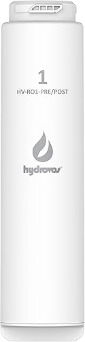 Filtro HV-RO1-PREPOST, cartucho de repuesto #1 para HV-RO1400-OD y HV-RO1600-OD sin tanque Sistema de ósmosis inversa, cambios de filtro fáciles de