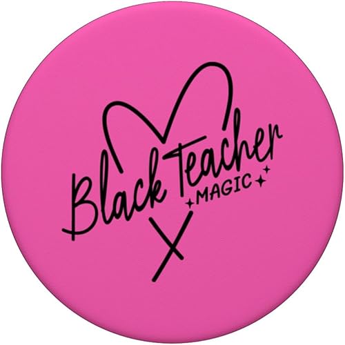 Miniatura 3 de Black Teacher Magic School Melanin Poppin African Queen PopSockets Swappable PopGrip