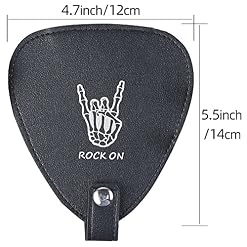 DINESA Étui de rangement pour médiators de guitare avec 22 médiators et pochette de rangement pour basse/ukulélé - Les Beatles, Paul McCartney, John Lennon, RIngo Starr, George Harrison DINESA Étui de rangement pour médiators de guitare avec 22 médiators et pochette de rangement pour basse/ukulélé – Image 5