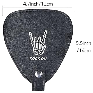 DINESA Étui de rangement pour médiators de guitare avec 22 médiators et pochette de rangement pour basse/ukulélé - Les Beatles, Paul McCartney, John Lennon, RIngo Starr, George Harrison DINESA Étui de rangement pour médiators de guitare avec 22 médiators et pochette de rangement pour basse/ukulélé – Image 5