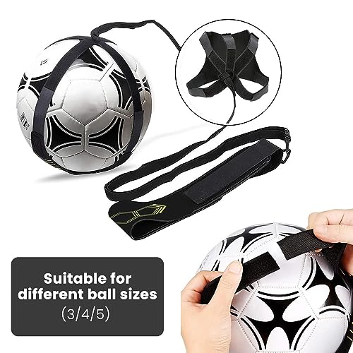 wadafen Set de Entrenamiento de Fútbol - Patada Entrenador con 20 Sombreros de Entrenamiento, Conjunto Deportivo, Entrenador Patada de Cordones Ajustable, Sombreros De Plástico Coloridos para Regalos - imagen 4