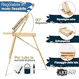 Zoom IMG-1 artina set pittura professionale valigetta