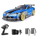 Nsddm 70kmh High Speed Hobby Racing RC Auto für Erwachsene, 1/10 Skala RC Wagen. 4 × 4 2.4g Fernbedienung auf Straßendrift Elektrische Kraftfahrzeuge, 2 wiederaufladbare Batterie für das Auto