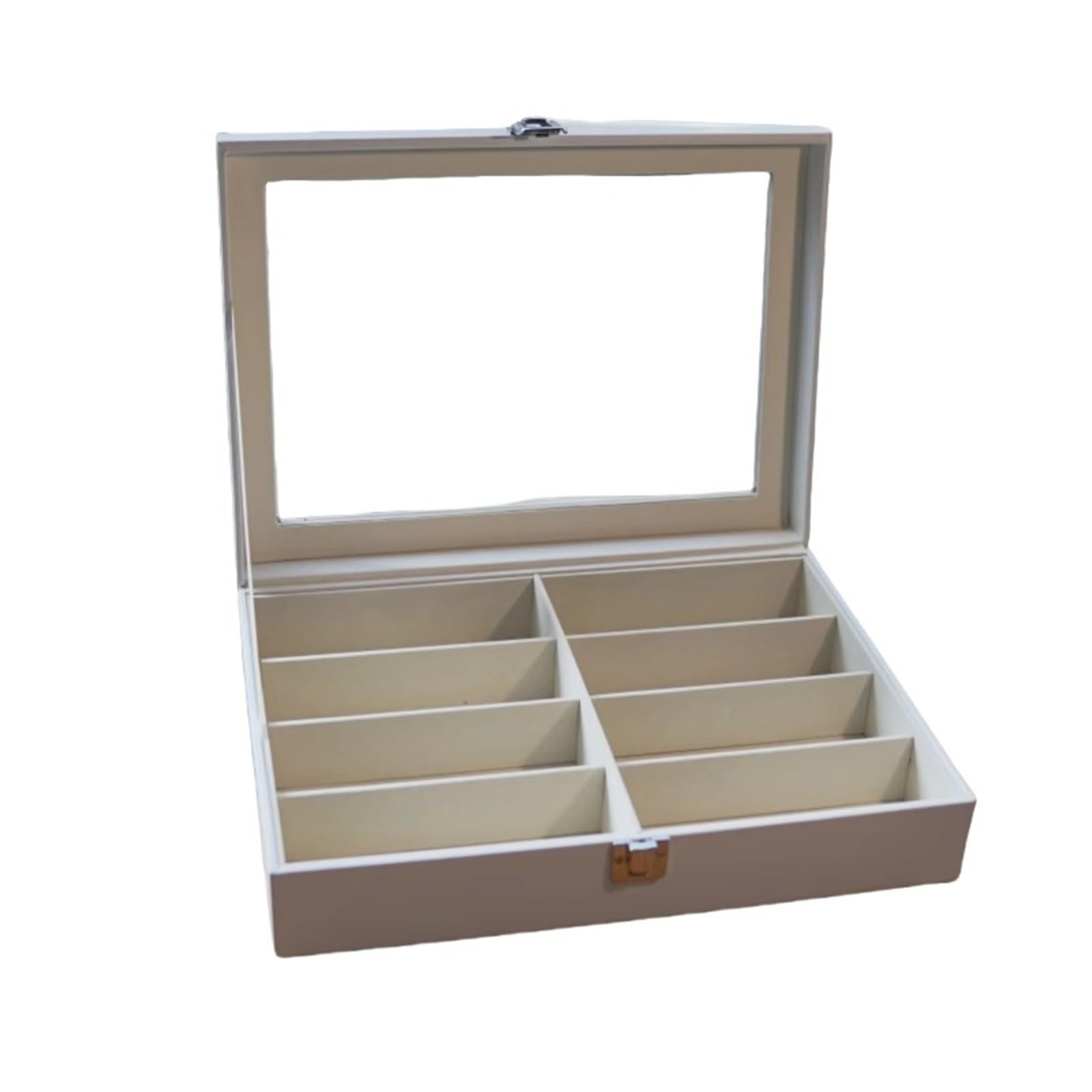 Caja de Almacenamiento para Gafas de Sol Caja de almacenamiento gafas cuero con caja exhibición