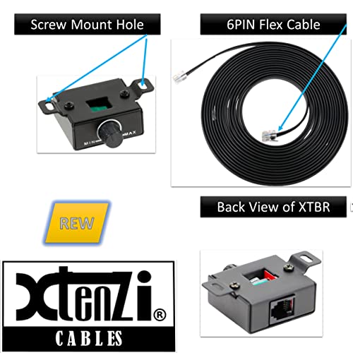 Bouton de contrôle de volume Xtenzi XTBR5-BL télécommande basse pour Select BassPro - 3