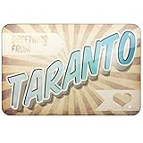 cartoline taranto Targhe in metallo adatte per la decorazione di casa, bar, garage, club, garage, ristorante, bar, ecc
