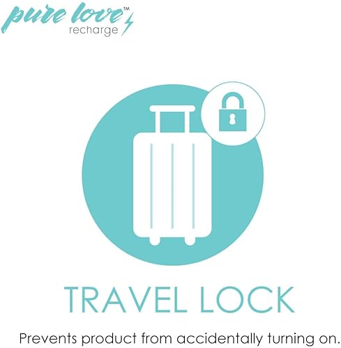 Miniatura 5 de pure love Varita de masaje, vibrador personal, masajeador de cuerpo completo, recargable e impermeable, de mano, sin cable, potente motor