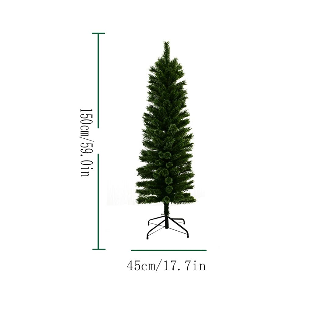 Wielokrotnego użytku Igła Sosny Xmas Tree 4,9 stóp, Święto Dekoracyjne Sztuczne Boże Narodzenie Ołówek Dekoracje Dekoracje do domu Apartament