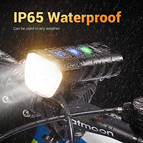 Bike Light Front, Super Bright 10000 Lumens Usb Rechargeable Bicycle Headlight With Ip65 Waterproof And 13 Lighting Modes Bicycle Light Fits For Bike All Road Bicycle Mountain Night Riding #TOP4