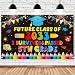 5TH Grade Graduation Decorations, 45.3’’ x 70.8’’ Future Class of 2033 I Survived & Passed 5TH Grade Graduation Backdrop for Elementary Grad Home School Class Photo Party Supplies