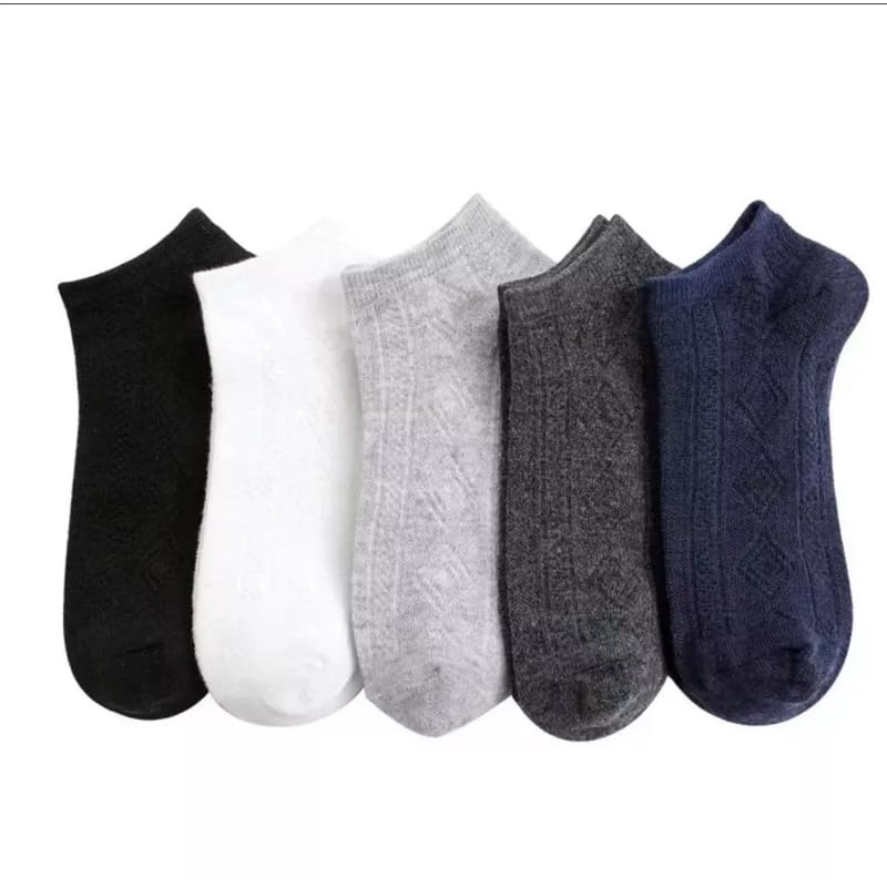 Ankle Length Socks For Men And Women Soft Cotton Breathable, Anti Odour & Moisture Absorbent Combed Cotton Multicoloured Unisex Casual Sock-picture-44