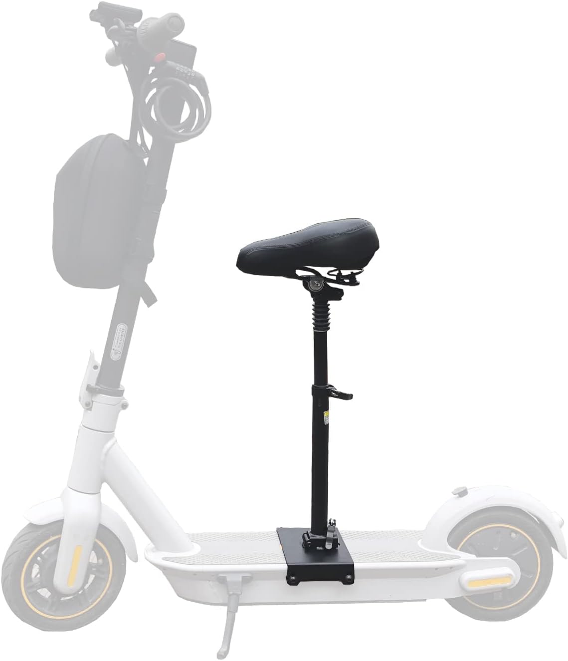 Electric Scooter Seat - Compatible with Ninebot Max G30, G30D, G30LP - Quick Release Foldable Kick Scooter Seat Attachment