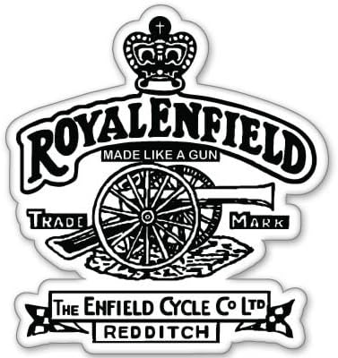 Royal Enfield Like a Gun Motorcycle Vynil Car Sticker Decal - Select Size
