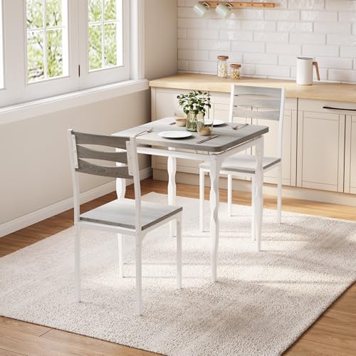 Image of Garvee Dining Table and Chairs Set for 2, Kitchen Dining Set for Apartment