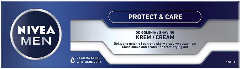 NIVEA MEN Protect & Care Protective Shaving Cream for Men 100 ml