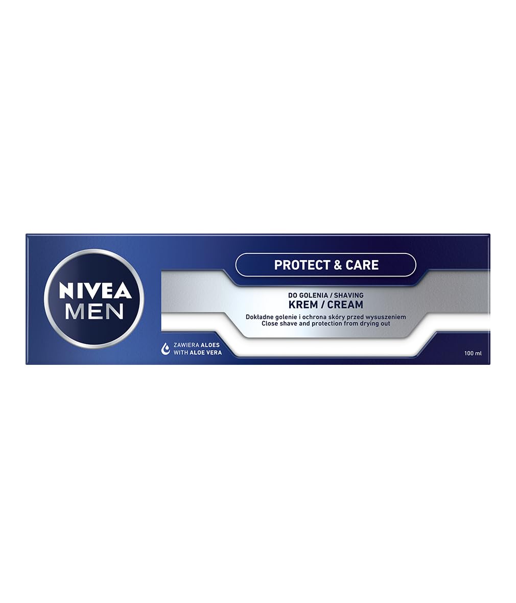 NIVEA MEN Protect & Care Protective Shaving Cream for Men 100 ml