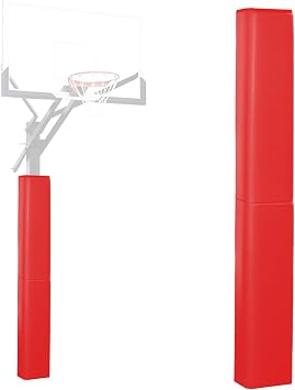 Square Pole Padding Basketball Pole Pads Heavy Duty Square Pads Outdoor Fits 4"x4", 5"x5", 6"x6",6"x8", 8"x8" Poles Waterproof UV-Resistant Durable Protection Pads