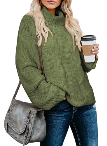 Dokotoo Womens Winter Outifits Fall Trendy Warm Chunky Turtleneck Cowl Neck High Neck Turtleneck...