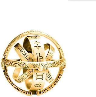 Astronomical Finger Foldable Ring Astronomical Sphere Ball Ring Foldable Cosmic Ring Gift for Women Men