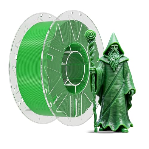 Image of Creality 3D Printer RFID Filament, Hyper PLA Filament 1.75mm Bundle for 3D Printing, Hyper PLA RFID Filament No-Tangling High Precision, 1KG(2.2 lbs) Spool (Green)