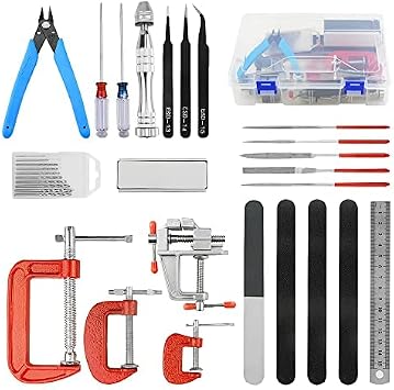 32PCS Modeler Basic Tools Craft Set Gundam Model Tools Kit Hobby Building Tool for Model Assemble Car Model Building Repairing and Fixing DIY Craft Kit