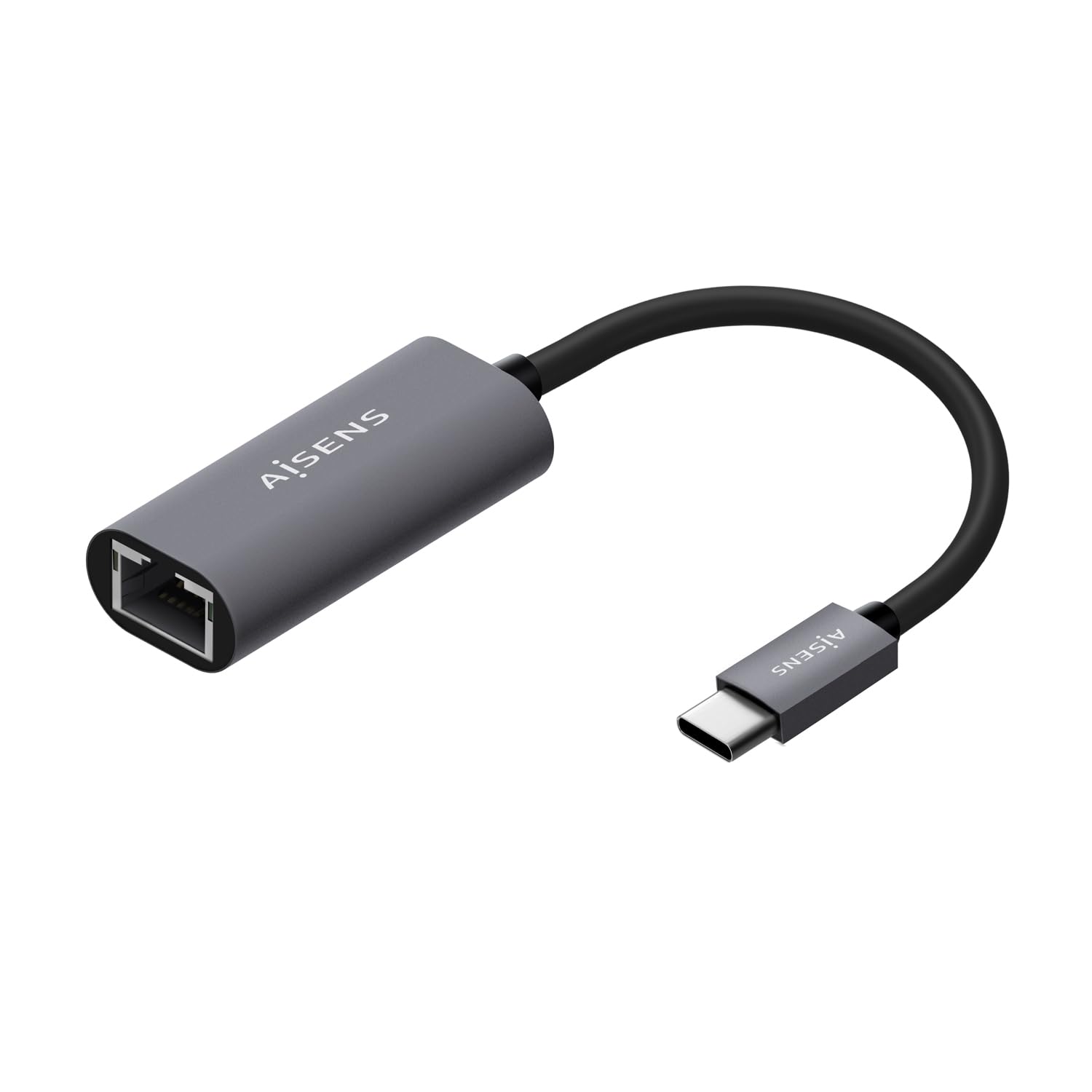 Adaptador USB Tipo-C - RJ45 Aisens A109-0709/ 1000Mbps