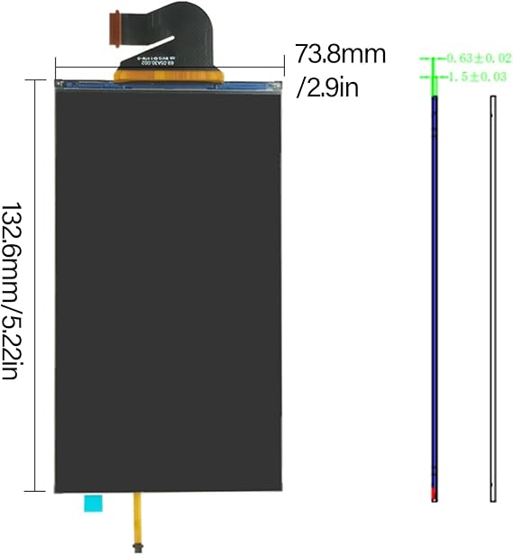 5.5 インチ 720x1280 LCD モニター画面、 電気スタンド用 MIPI インターフェイス TFT ディスプレイ パネルを搭載