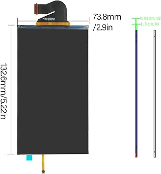 5.5 インチ 720x1280 LCD モニター画面、 電気スタンド用 MIPI インターフェイス TFT ディスプレイ パネルを搭載