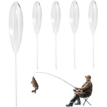 Sinking Floats, Bombarda Fishing Float Clear Acrylic Fishing Sinking Floats Fly Spinning 20G 5Pcs, Corks, Bobbers