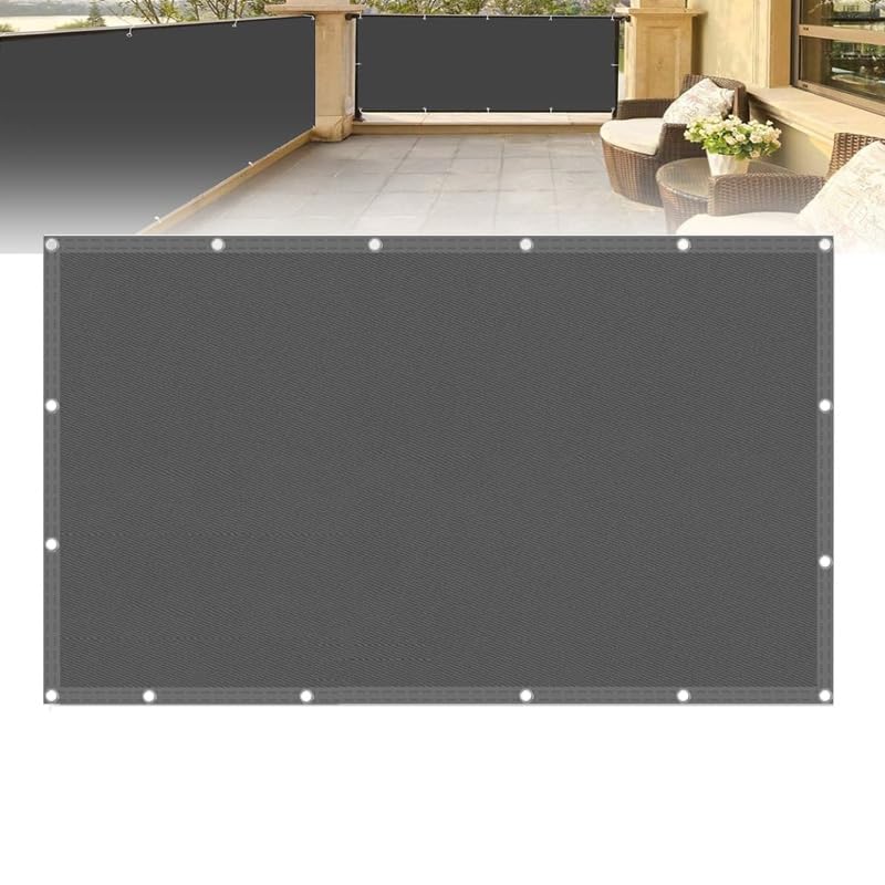 Voile d'ombrage de terrasse et grand patio bâche 4x7m pour repas en extérieur