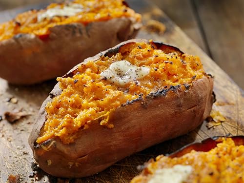 Frische Weiße Süßkartoffel 1kg – White Sweet Potato | Mild & Natürlich | Ideal für Kochen, Backen, Püree, Currys & Gesunde Küche | Mit Kajal Sticker