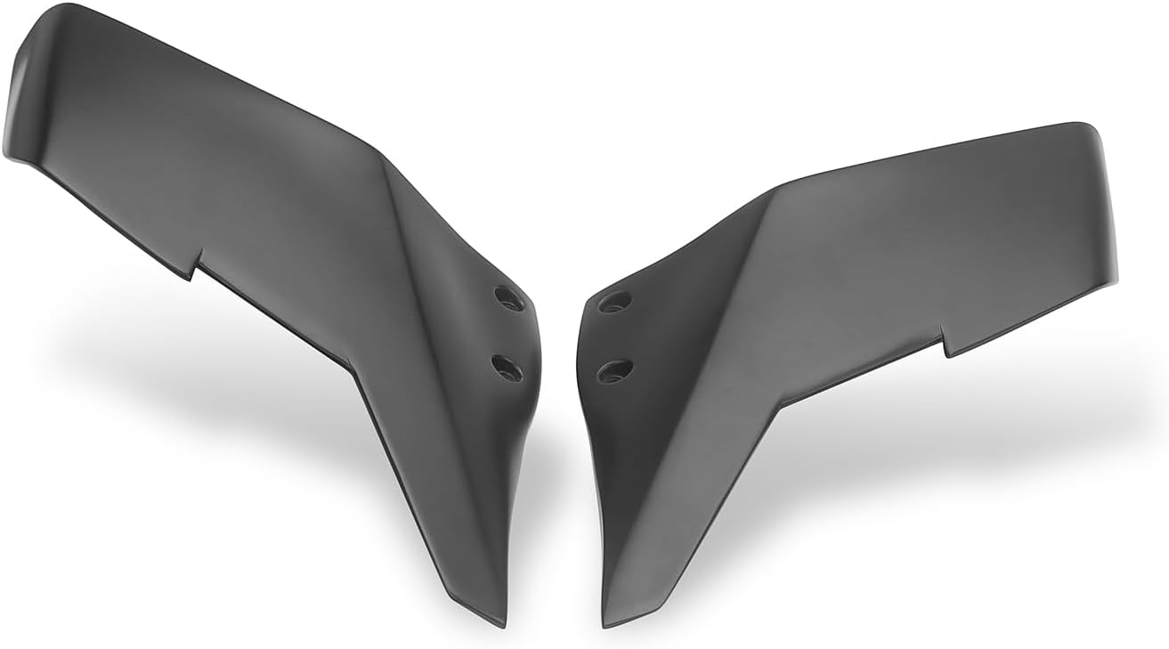 Motorcycle Fairing Winglets Fixed Wind Wings Air Deflector for H2 H2R / SE/SX 2015-2024 Lower & Upper Motorcycle Performance Fairing Kits (Matte Black, Upper Wings)