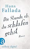 Die Stunde, eh' du schlafen gehst: Roman - Hans Fallada 