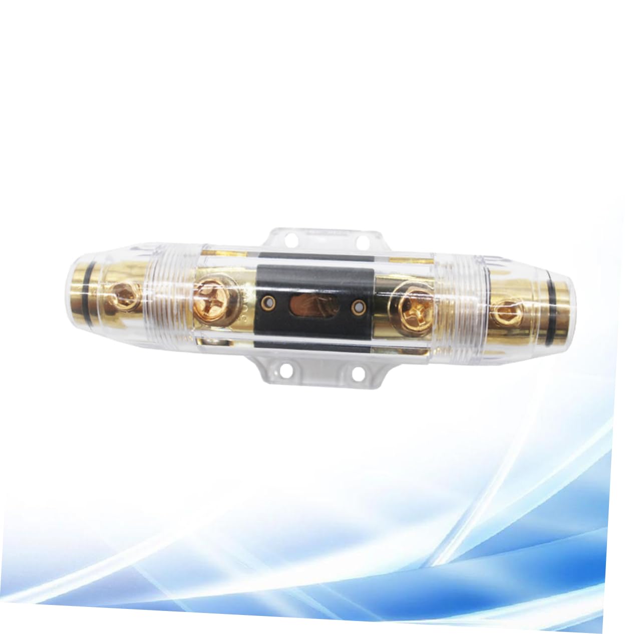 ULTECHNOVO 100a Auto Stereo Fuse Holder Durable Circuit Protection for Car Rv and Boat Audio Systems Prevents Overcurrent Damage Easy Replacement for Old Fuse Holders