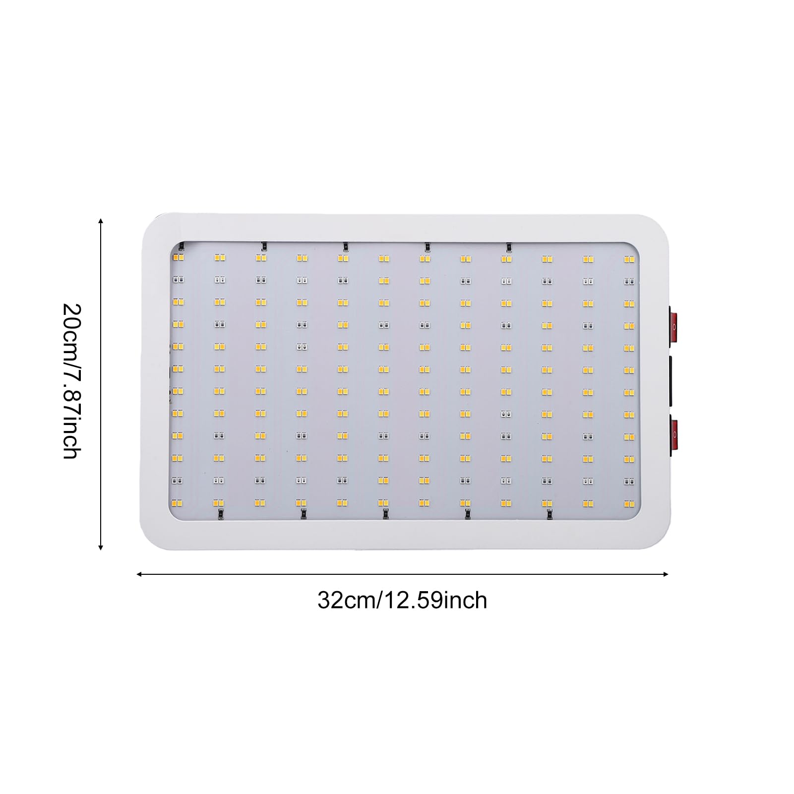 banapoy Luz LED Crecimiento, 6000 LM 30W 5 Luz Plantas Colgantes Espectro Completo Regulable para Plantas Interior Plántulas Inicio Suculentas Invernadero Hidropónico, Ventiladores (Enchufe europeo