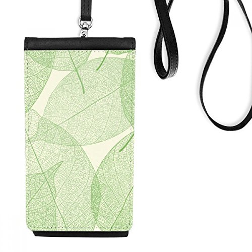 Porte-monnaie cadeau motif nature smartphone bourse en cuir suspendu