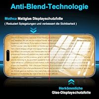 Mothca 360° Blickschutz Matt für iPhone 18 Pro, 2 Stück – Ansicht 3