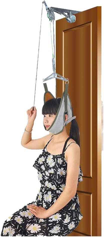 Over The Door Neck Traction Device Neck Stretcher for Neck Pain Relief, Cervical Traction Kit