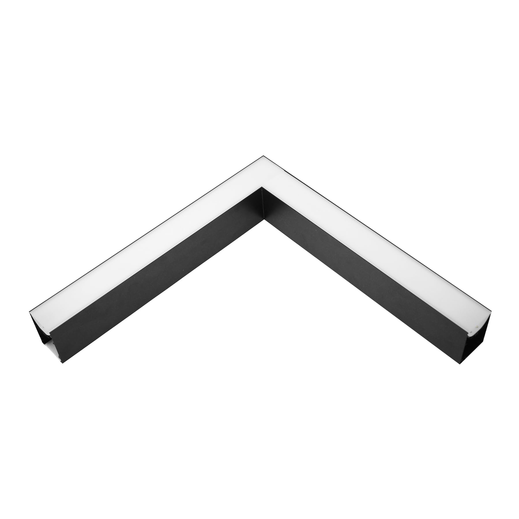 G.W.S® Black 90° L Shape Connector Module for LED Linear Light, 20W 3CCT 3000K/4000K/6000K Non-Dimmable