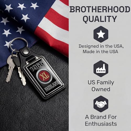 Image of Brotherhood Car Key Chain for Fairlane - Classic Models Keychain for Men and Women Gift Key Ring