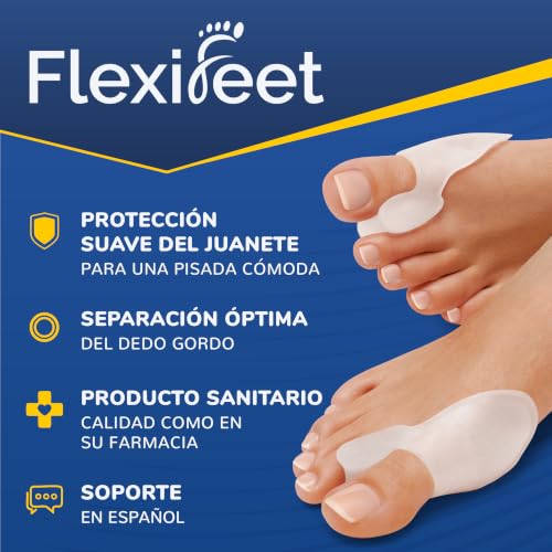 Miniatura 2 de Flexifeet Corrector De Juanetes Separador De Dedos Pie 6 Uds