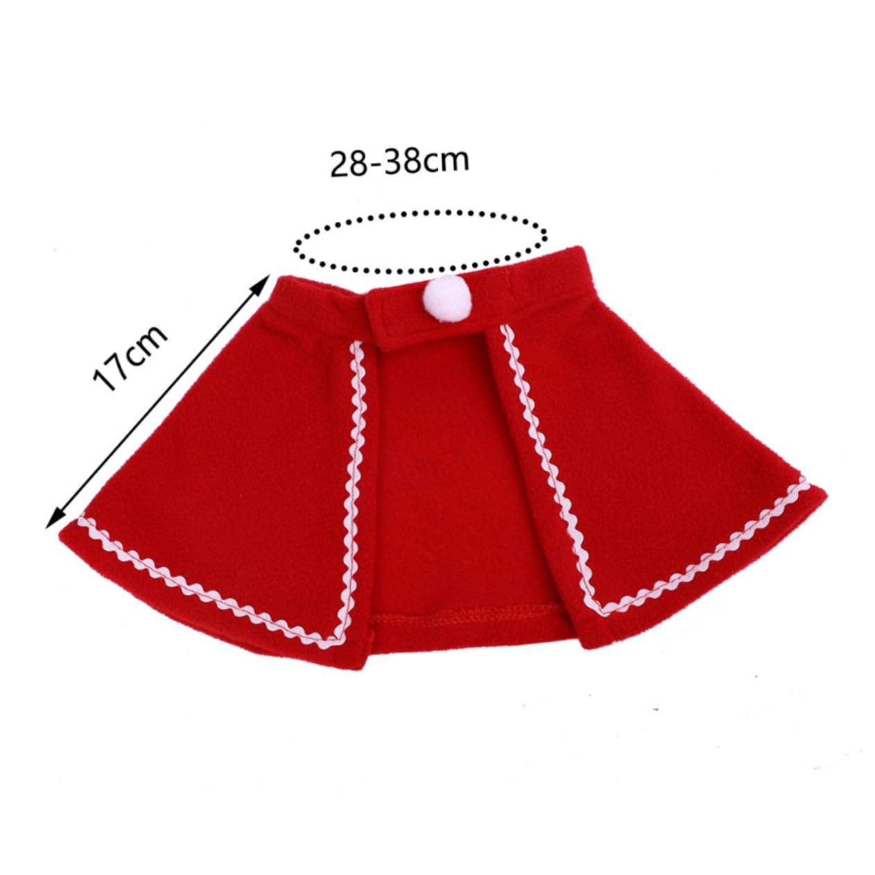 HMJGDHX 4 Pezzi Divertente Costume da Animale Domestico Mantello per Cani per Natale Festa per Animali Domestici Vestiti Cosplay Vestito per Cucciolo di Cane