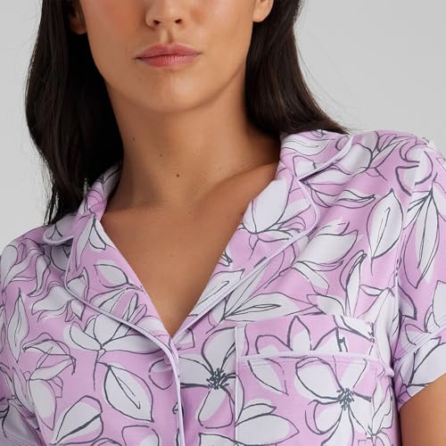 Image of Tommy John Women's Short Sleeve Top and Short Pajama Set