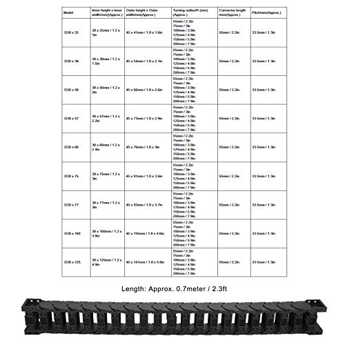 Corrente De Arrasto De Ponte De Cabo De Nylon De Baixo Ruído, Conjunto De Suporte De Fio Removível D