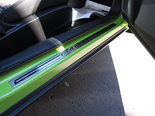 Dodge Challenger Stainless Steel Sill Guards Protectors Set Of 2 Oem Mopar #TOP3