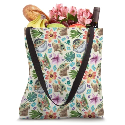 Bolso Tote con estampado tropical Mandalorian Grogu miniatura 4