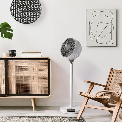 image for IRIS USA WOOZOO Fan, Pedestal Standing Fan with Remote, 360 Oscillatin