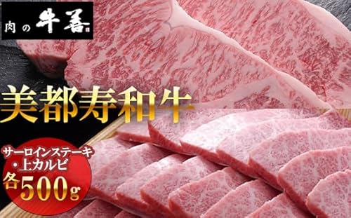 [美都寿和牛]サーロインステーキと上カルビ[No.288]/ 牛肉 ブランド牛 自社ブランド 千葉県 特産